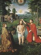 Gerard David The Baptism of Christ (mk08) oil on canvas
